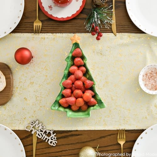 Artoid Mode Beige Dutch Fleece Table Runner 13x72 Inch for Dining & Home Decor