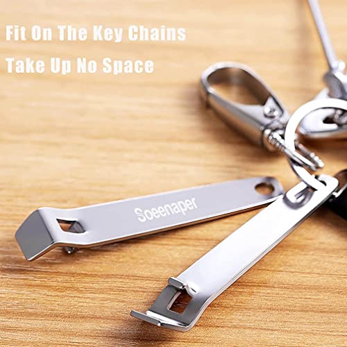 Soeenaper 2 Pack Mini Bottle Openers for Vials & Beverages Stainless Steel