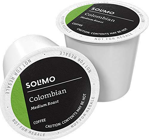 Solimo Medium Roast Colombian Coffee Pods - Compatible with Keurig 2.0 | 24 Count