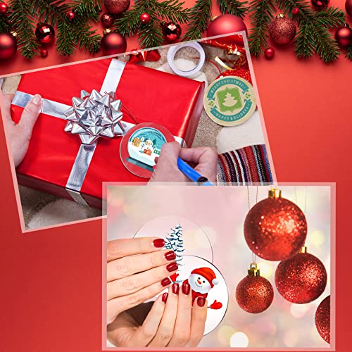 Jetec 120 Pieces 3.7in Clear Acrylic Christmas Ornament Blanks, Bulb