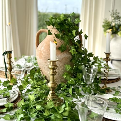 24 Pack Artificial Ivy Vines, 168ft Fake Greenery Garland for Wall Decor