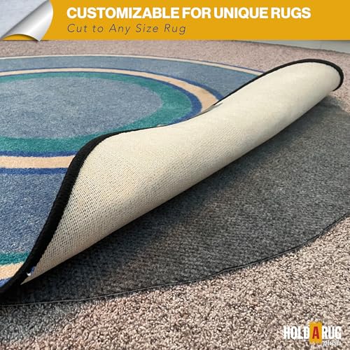 Plush Nonslip Rug Pad, 2' x 4' Reversible Gripper for Hardwood and Carpet