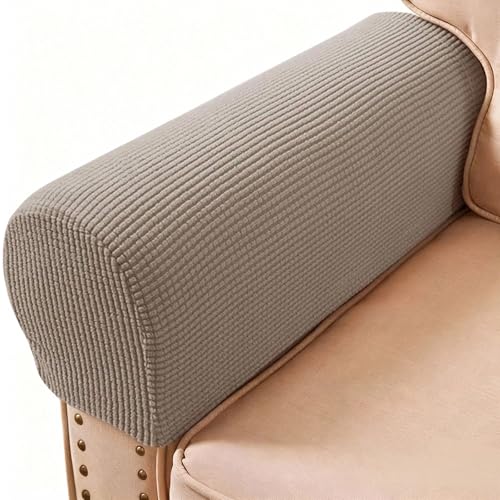 Stretch Armchair Covers Set of 2 - Soft Sofa Arm Protectors
