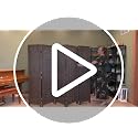 6-Panel Folding Room Divider, Freestanding Wood Carved Privacy Screen