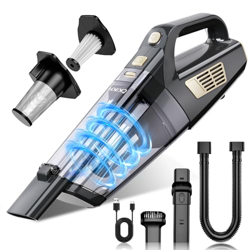 CKIKH Cordless Handheld Car Vacuum Cleaner 15000PA Portable