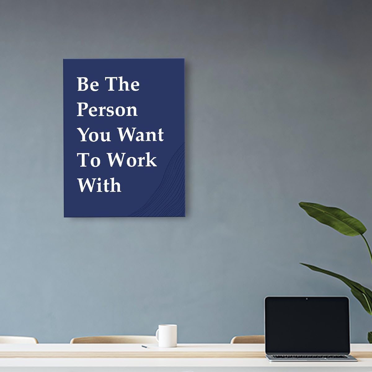 OTINGQD Motivational Wall Art - Inspirational Teamwork Canvas Decor for Office & Home Cubicle
