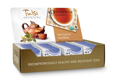Davidson's Organics, Tulsi Ginger Lemon, 100-count Individually Wrapped Tea Bags