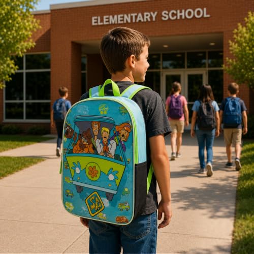 Fast Forward Scooby Doo 15-Inch Kids School Backpack for Boys