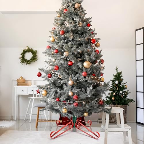 Adjustable Metal Christmas Tree Stand for 4 to 8 ft Artificial Trees