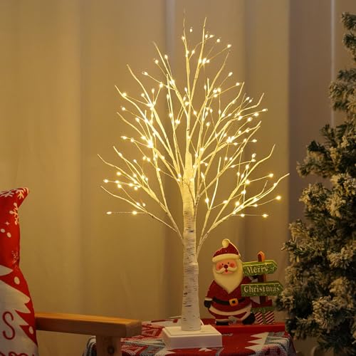 144 LED Fairy Birch Tree Light with Timer - USB & Battery Powered
