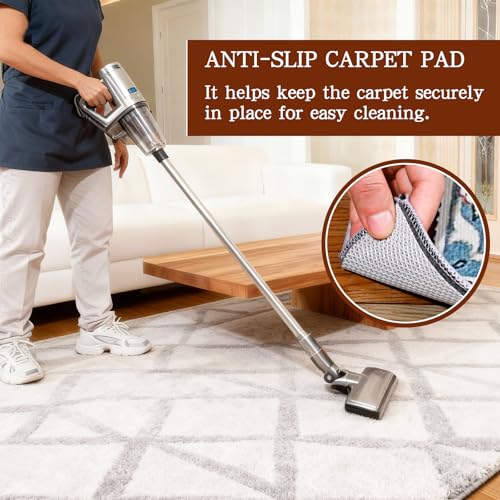 Waterproof Non-Slip Rug Pad 5x7 ft - 1/8" Thick Felt Floor Cushion