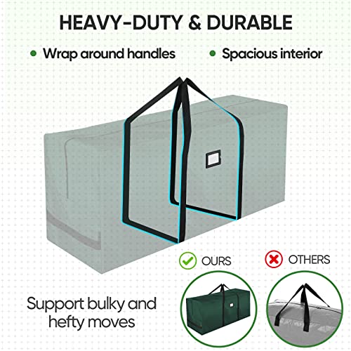 Extra Large Christmas Tree Storage Bag for 7.5 Ft Trees Green