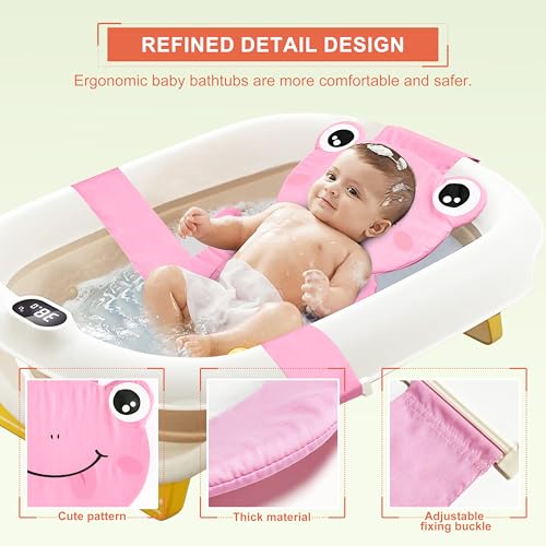 Adjustable Baby Bath Seat Support Net - Quick Drying & Comfortable
