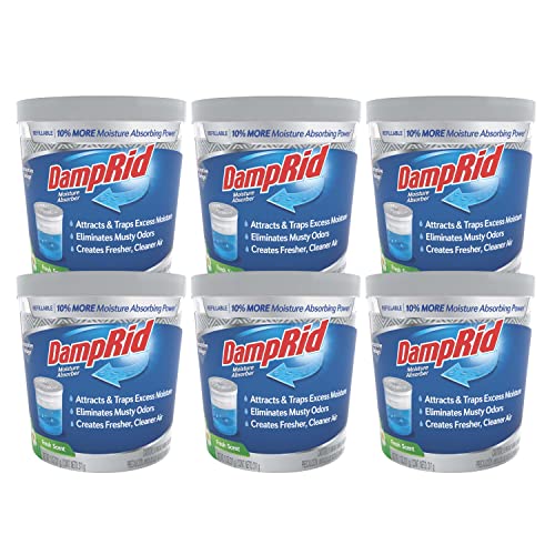 Refillable Moisture Absorber 11 oz 6-Pack Fresh Scent