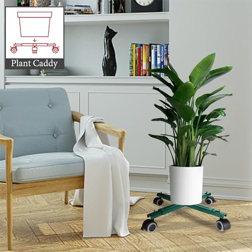 Rolling Christmas Tree Stand Base with Wheels for Artificial Trees up to 7.5 FT