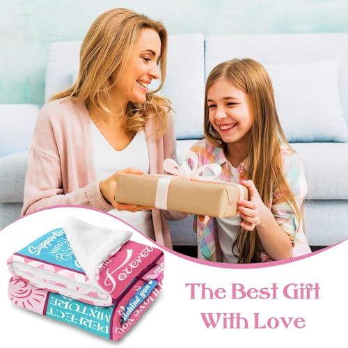 10th Birthday Gift Blanket for Girls - 50" x 60" Soft Keepsake Throw