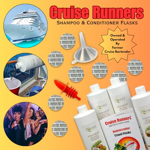 Travel Hidden Flask Set - Leak-Proof Disguise Bottles for Cruise & Vacation