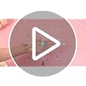 4-Piece Pink Starburst Metal Wall Art Set - 3D Rhinestone Decorative Accents
