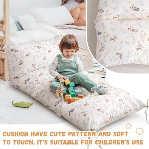 Climbing Arch Floor Lounger Pillow Cover for Kids, 43.3 x 21.6 Inch