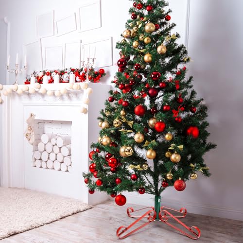 Adjustable Metal Christmas Tree Stand for 4 to 8 ft Artificial Trees
