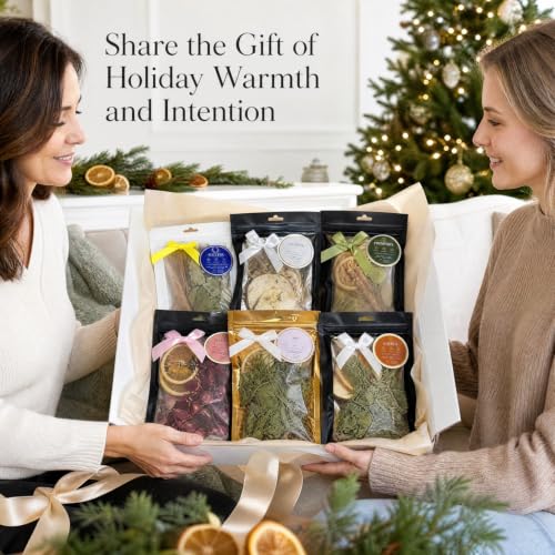 Havawish 12 Pack Intention Simmer Pot Potpourri with Crystals & Botanical Mix
