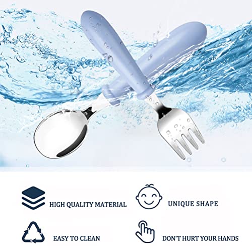 6-Pack Toddler Forks Stainless Steel Round Handle Kid-Friendly Utensils