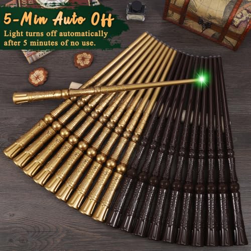 Light Up Wizard Magic Wands Bulk with 3 Colors & Sounds - Assorted (20 Pcs)