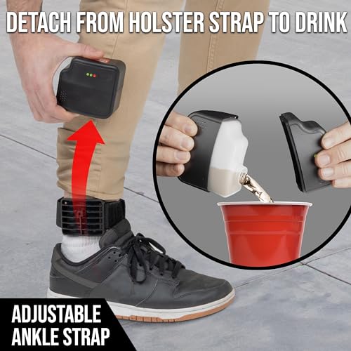 GoPong Ankle Monitor Flask - Hidden 5oz Liquor Disguise Gag Gift
