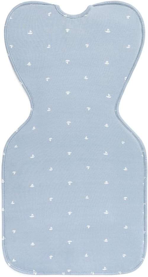 Love to Dream Swaddle Up - Soft Bamboo Fabric Wearable Blanket, Arms Up Position, Medium 8-13 lbs, Boats Mist