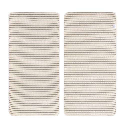 POLYTE Quick Dry Microfiber Waffle Bath Towels - 30x60 in, 4 Pack