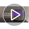 Ultrasonic Cool Mist Humidifier 1.5L Whisper-Quiet Auto Shut-Off
