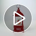 9-Inch Peanuts Lit Musical Water Lantern with Snoopy on Dog House
