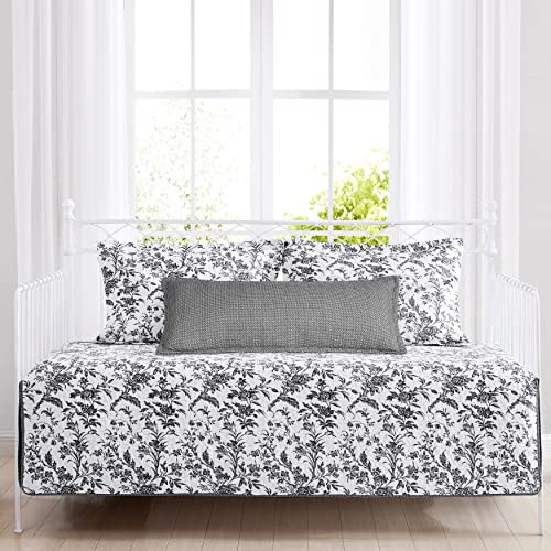4-Piece Quilted Daybed Bedding Set with Matching Shams & Bolster Cover