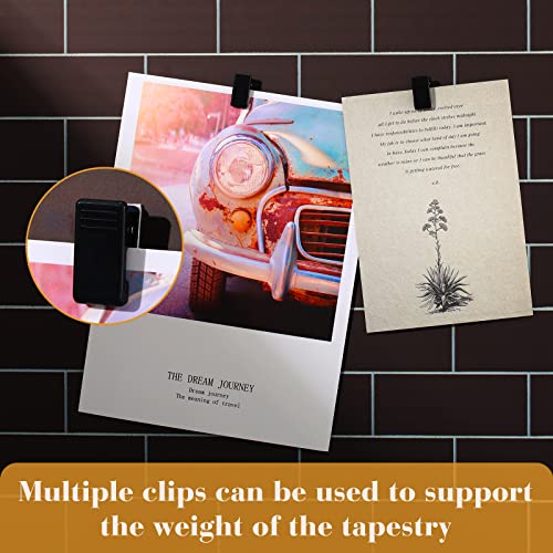 30 Pcs Self-Adhesive Wall Clips for Hanging Photos, Posters & Tapestries
