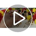 NANNUDECO Brass Pooja Bells with J Hook - 2 Inch Silver & Gold Wall Hanging Christmas Decor (24 Pack)