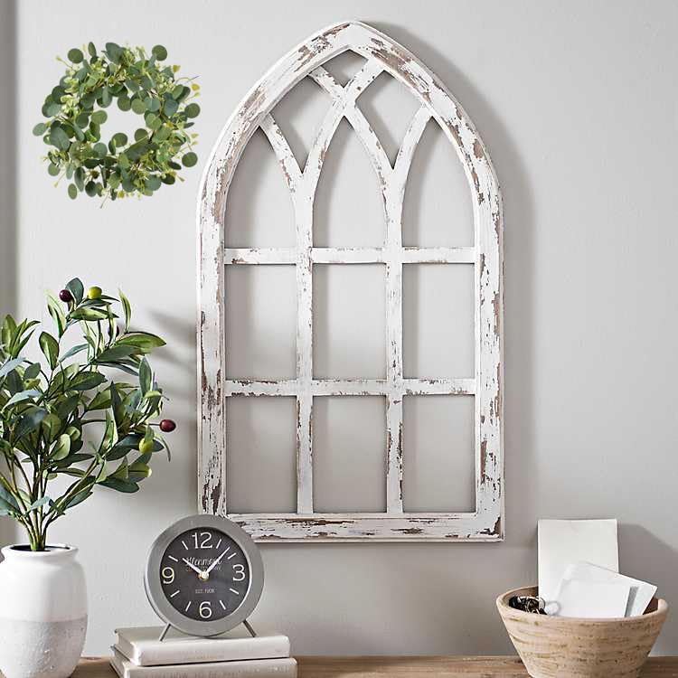 12-Inch Artificial Eucalyptus Wreath with Berries for Farmhouse Door Decor