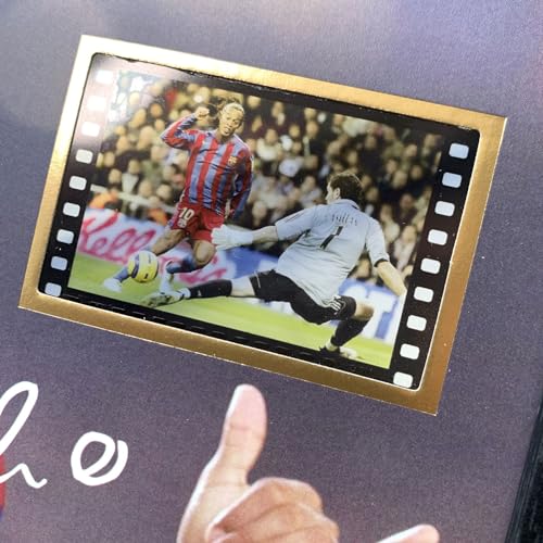 Soccer Star Framed Photo 8x6 Inch with 35mm Film Cell Display Decor