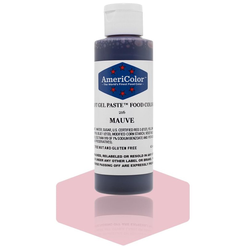 Americolor Soft Gel Paste Food Color, 4.5-Ounce, Mauve