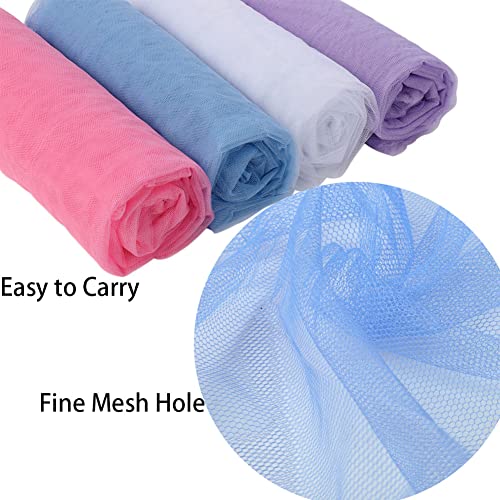 4-Corner Canopy Mosquito Net for Bed - Ultra-Fine Mesh Bug Netting (White)