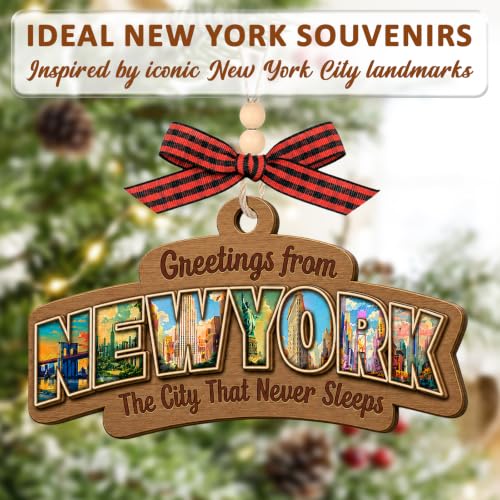 New York City Landmark Ornament - Christmas Holiday Keepsake Gift