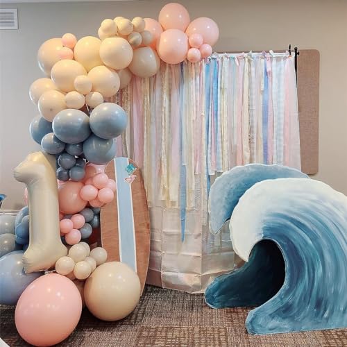 40-Inch Cream Number Balloons for 1st Birthday Decorations