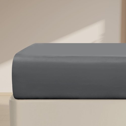 FreshCulture Queen Fitted Sheet - Premium Hotel-Quality Microfiber | Ultra Soft & Breathable - Dark Grey