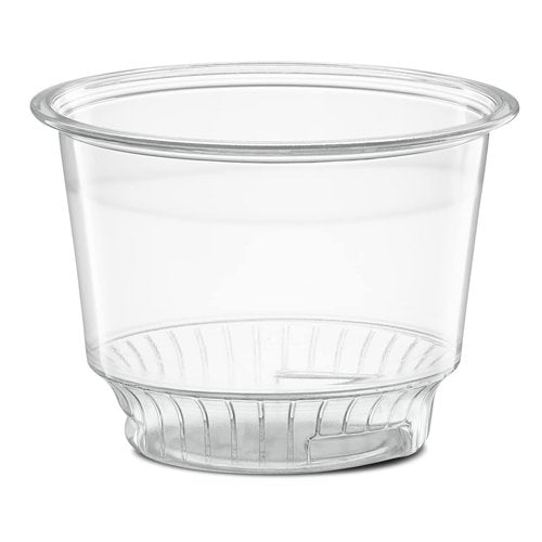 8 oz Clear Plastic Dessert Cups with Dome Lids No hole - 50 Sets Disposable Snack Bowls for Ice Cream, Parfait, Jello and Individual Desserts at Party, Fruit Cup with No Leaks