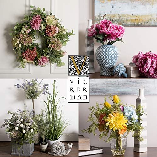 Vickerman 6' Green & Yellow Salal Lemons Garland - Realistic 14 Lemons, 52 Branches, Indoor Use