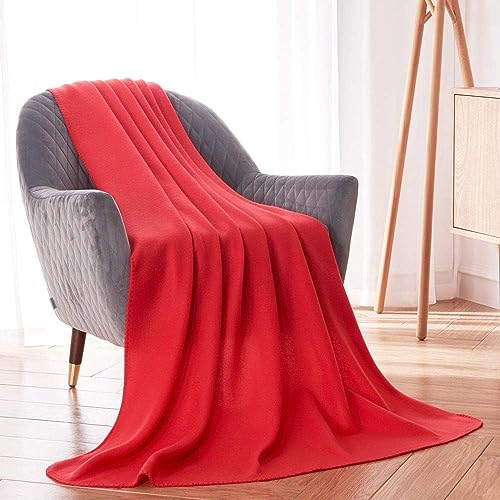 CAI TENG Multicolor Pack of 6 Lightweight Fleece Throw Blankets - 50x60 inch
