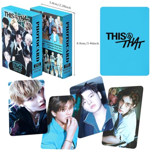 127-Piece K-Pop Photo Card and Sticker Set - Album Collection Gift