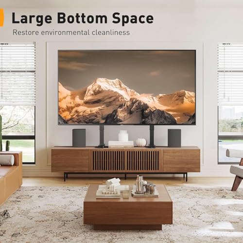 Universal TV Stand Legs for 37-90 Inch TVs - Height Adjustable Tabletop Base