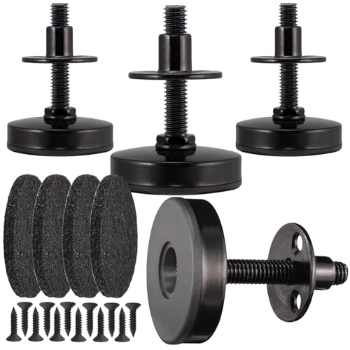 Heavy Duty Leveling Feet 3/8-16 Adjustable Furniture Levelers (4 Pack)
