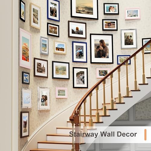 Grey 12x12 Picture Frames Set of 4 Wall Mount Display Vittanly
