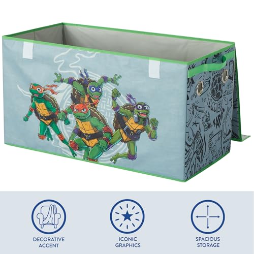 Collapsible Toy Storage Trunk with Soft Lid - 28.5 x 14.5 x 16 Inch